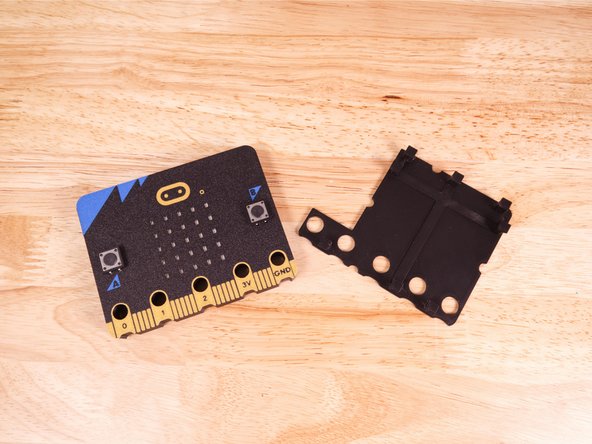You can now add the back cover. It's just held in place with a friction fit.
