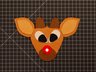 Felt Red Nosed Reindeer