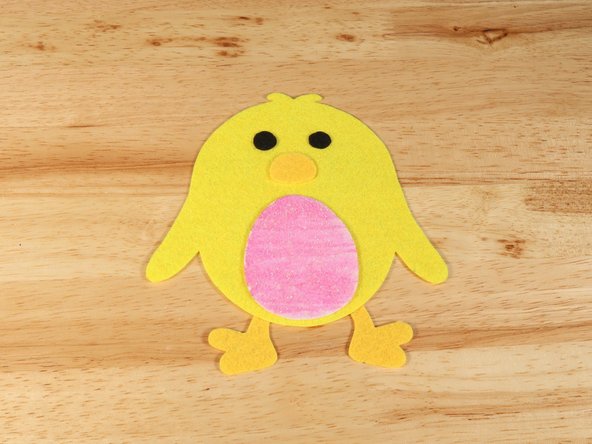 Regular Elmers glue and Tacky glue both work well, but you will need to give the Chick time to dry overnight before adding the circuit. Hot glue also works well and dries fast so you can build the circuit right away.