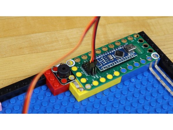 We will plug it in to Pin D3, and its associated 5V and GND.