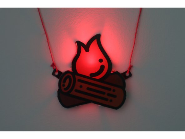 Add some string to the holes on the side tabs.