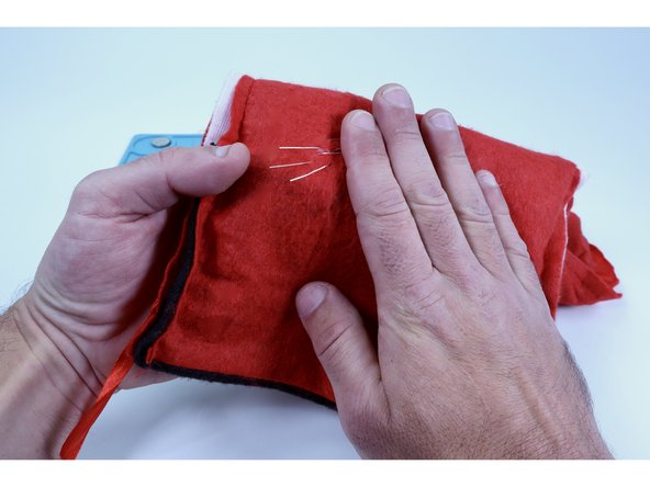 Each LED has a long and a short leg. You will need to identify all three of the shorter LED legs and bend them all in one direction so that they do not touch any of the longer ones. This will be the negative side of your circuit and will eventually be connected to the negative (-) side of your project's battery.