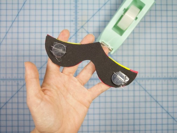 Repeat LED steps to complete the other eye.