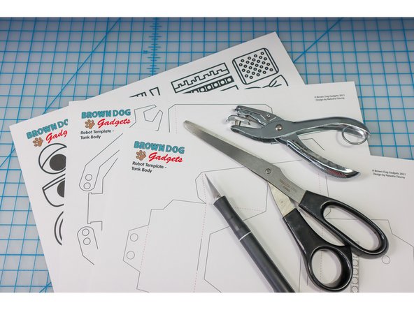 Print out the template on heavy paper or cardstock.