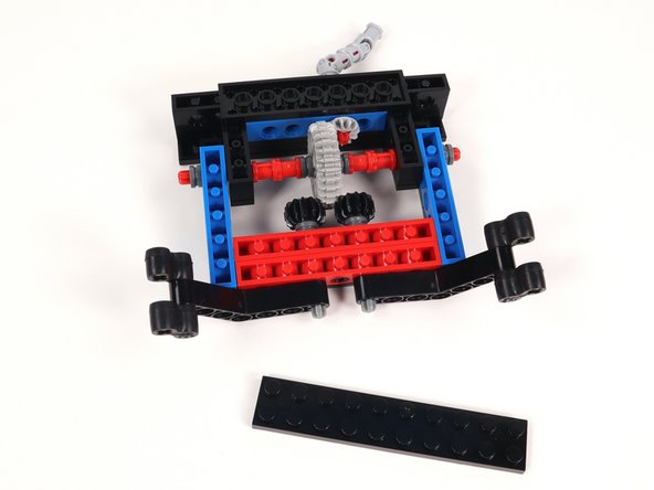 Add a 2x10 plate to the bottom of the build to reinforce the connection of the sections.