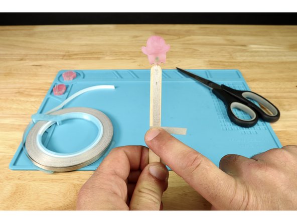 Trim any excess that hangs off the edge.