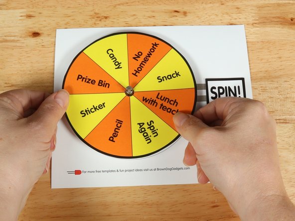 Press down on top of the template to adhere the top layer to the foam tape.