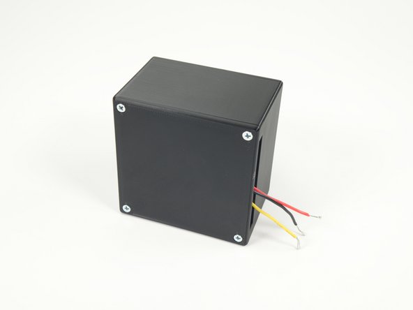 To secure the bottom cover we used #4 screws.