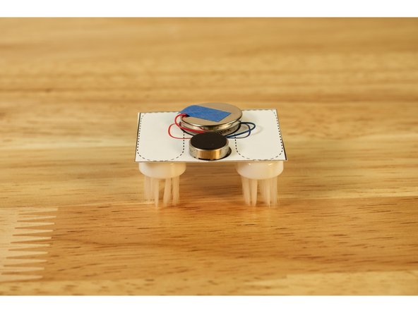 When you've completed your bot the cardstock will probably be pretty flat, but now is the time to experiment!