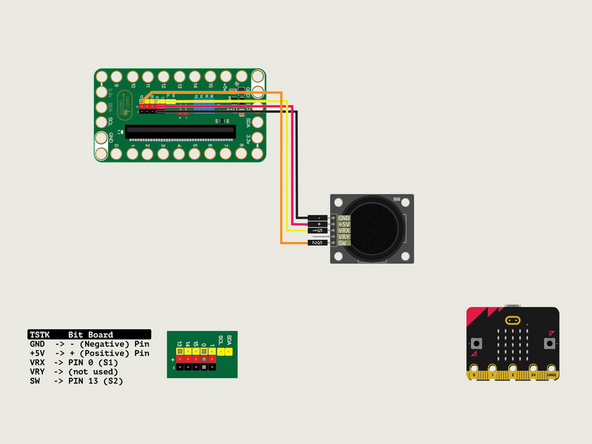 CH40-A - Thumbstick LED Matrix Simple