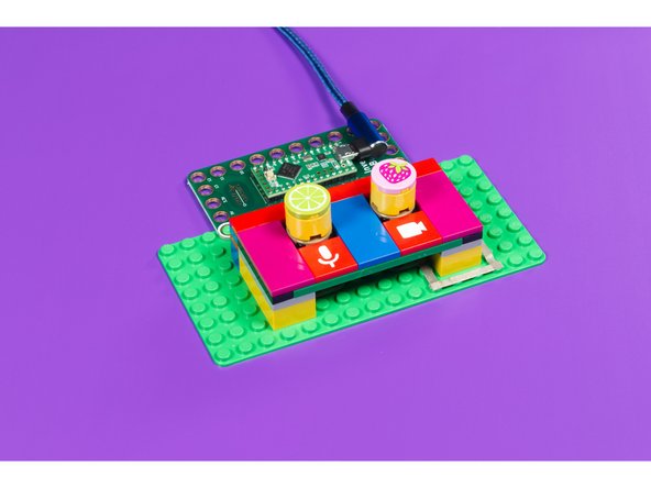 You can use button covers that are plain or that have fun graphics on them.