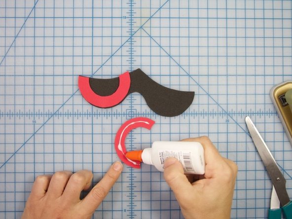 Glue the shapes together.