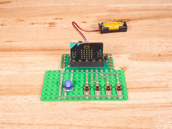 We'll connect our LED to Pin 1 and one of our Buttons to Pin 4 and the others to Pin 5, Pin 6, and Pin 7, respectively.