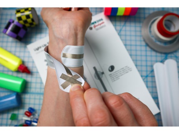 Then SLAP! Slap it onto your wrist.