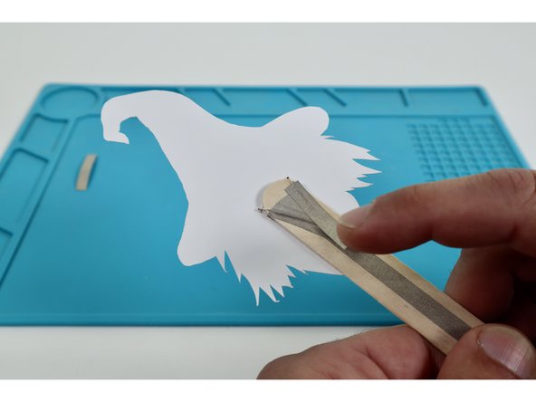 Stick the remaining Maker Tape path down as shown in photo three.