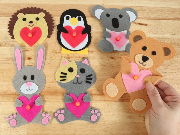 Check out our other Valentine's Day Animals! Make them all!