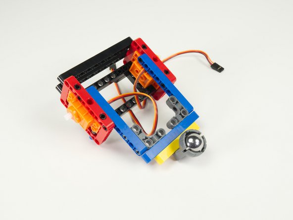 Press the caster wheel into place.