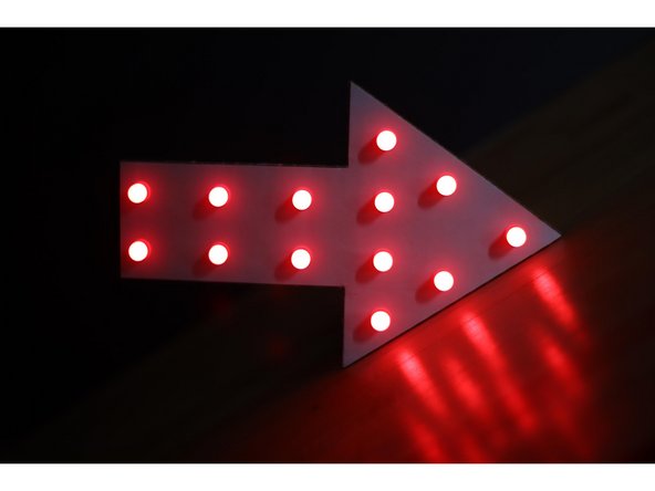 If you've connected everything correctly, it should light up!