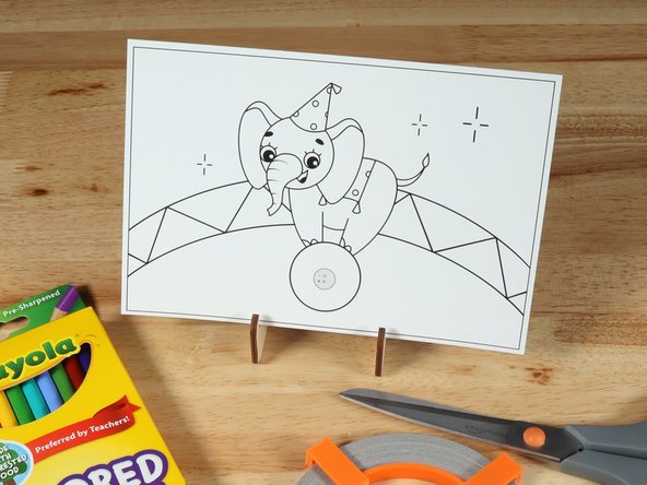 This paper circuits postcard is a great beginner project. Just follow the steps below to make your Elephant.