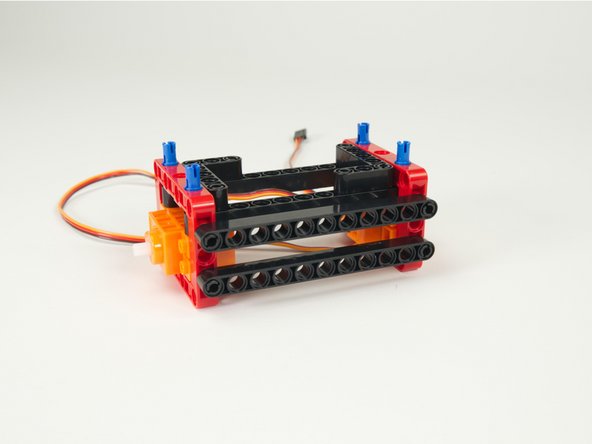 These beams will be used as connection points later on when we add accessories to our rover.