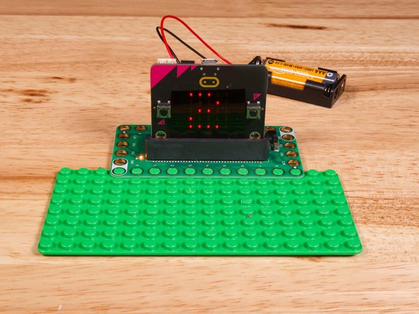 We're only going to connect a USB cable and use the built-in LED Matrix found on the front of the micro:bit