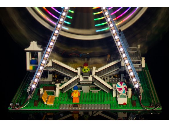 Our second strip is connected in parallel to our first strip. This means that the number of &quot;pixels&quot; in our strip (as you will see in the code) is still the same, and the two strips will display the same colors at the same time.