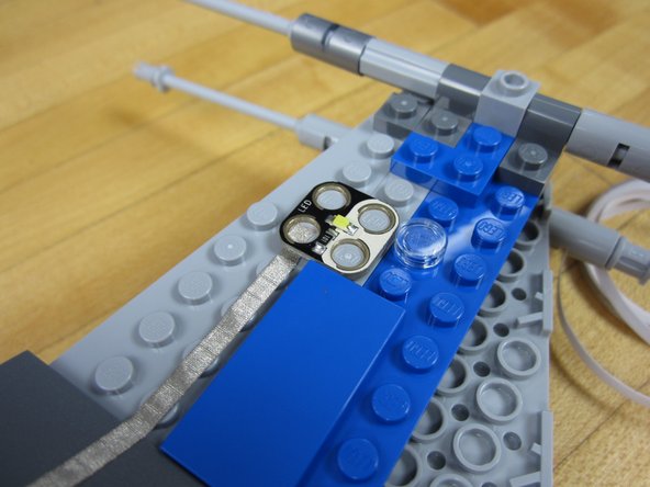 Place your boards on the bottom of each wing.