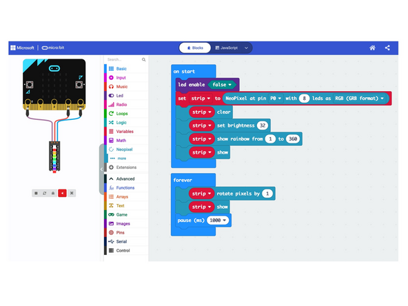 In MakeCode you can use the micro:bit simulator on the left side of the screen to show you what it will look like once you load the code onto your micro:bit