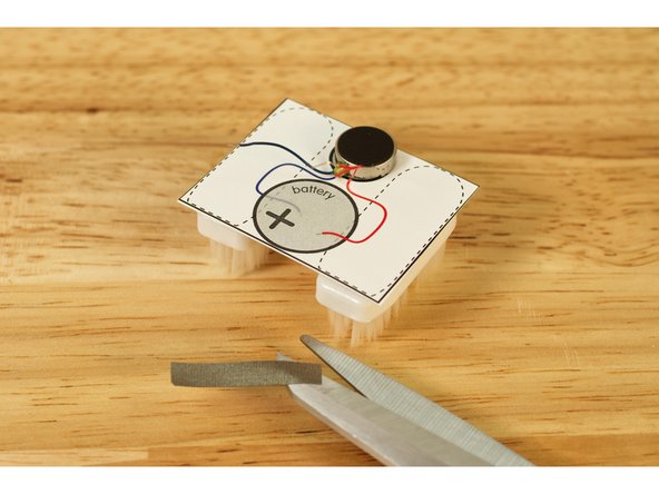 Cut a small piece of Maker Tape. You don't need much, just under one inch should be plenty.