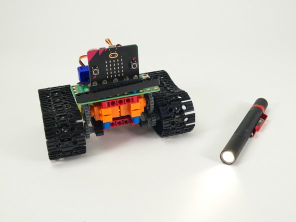 The code provided (both the Simple and Turner versions) can serve as a starting point for your own ideas about how the Tank can react to light.