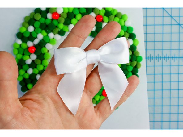 I added a bow that I reused from a candy package.