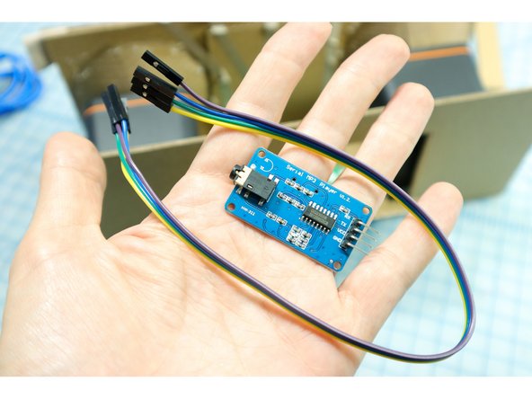 Connect the MP3 Player Circuit.