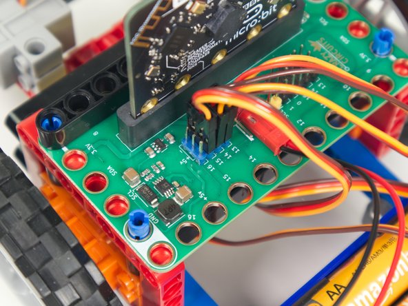 All servos should go to the 5V Blue Pins.