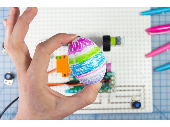 Control the position of the pen with the other two potentiometers.