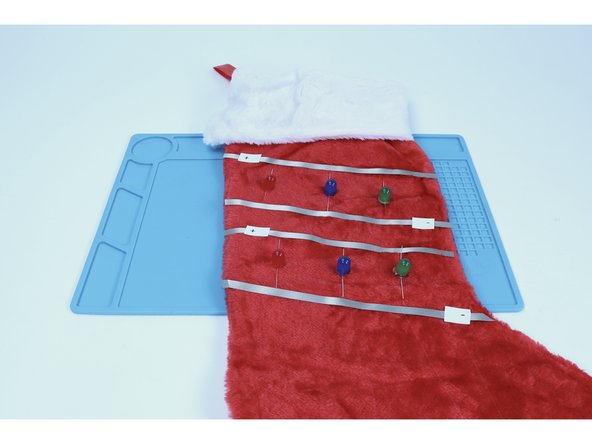 This will ensure that the LEDs stay in the orientation that you have them in now as you complete the next steps.