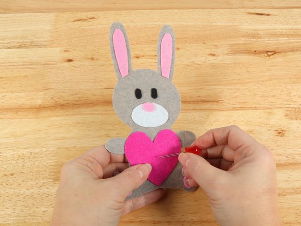 Add the LED by pushing the legs through the holes.