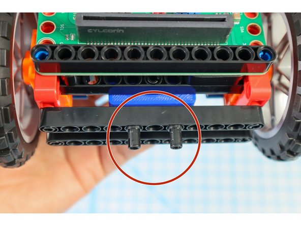 Attach the Neopixel strip assembly to the pins.