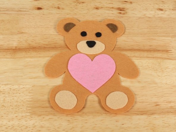 Regular Elmers glue and Tacky glue both work well, but you will need to give the Teddy Bear time to dry overnight before adding the circuit. Hot glue also works well and dries fast so you can build the circuit right away.