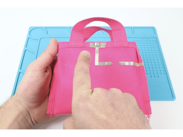 Cut three small pieces of Maker Tape and turn them into three tape loops, placing them afterward atop your existing Maker Tape paths where shown at left and in step 6 of the featured document.