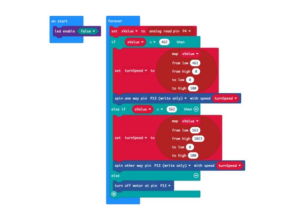 Load the code the same way you did for the previous program. This time we'll use our Winch Control Potentiometer program: https://makecode.microbit.org/_EF9gxJcwT...