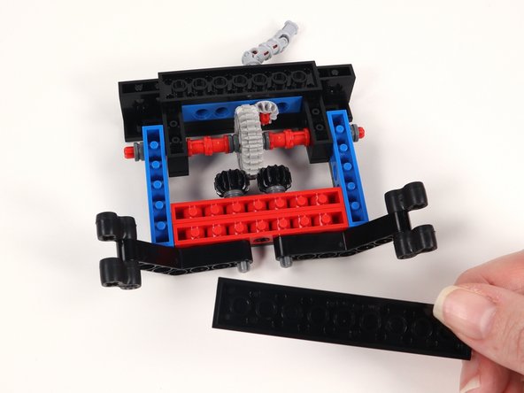 Add a 2x10 plate to the bottom of the build to reinforce the connection of the sections.
