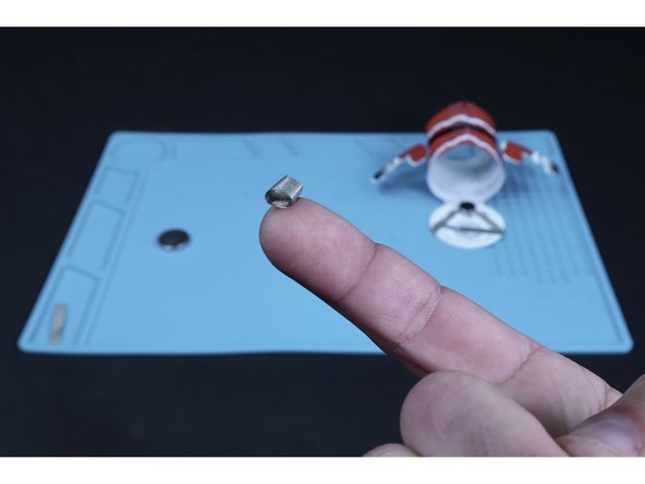 Make a tape loop out of Maker Tape and press it atop the path that crosses the battery graphic on the diagram.