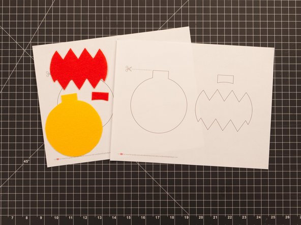 If you have access to a laser cutter it's an awesome way to cut felt! If you wanted to pre-cut a whole bunch of felt for a class or workshop a laser cutter is a great way to do it.