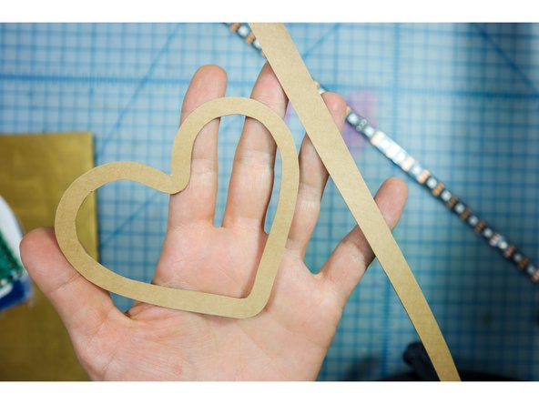 Cut out the template pieces as shown.