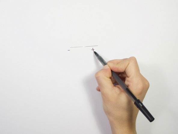 Pull the legs so that the LED is flush on the front of the poster.