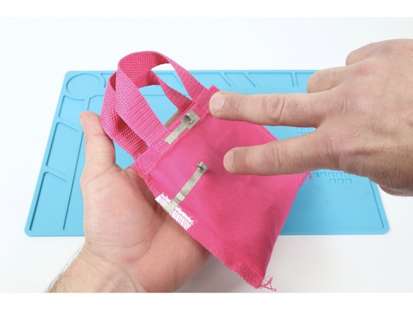 Cut three small pieces of Maker Tape and turn them into three tape loops, placing them afterward atop your existing Maker Tape paths where shown at left and in step 6 of the featured document.