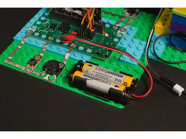 If you have a micro:bit V2 the servo may work with just a USB cable connected to the micro:bit, but we always recommend an external battery pack, which is required if you are using a V1.x micro:bit