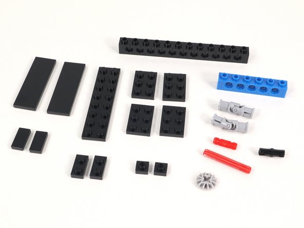 The main build is broken down into three sections. These are the parts you will need for Section 1.