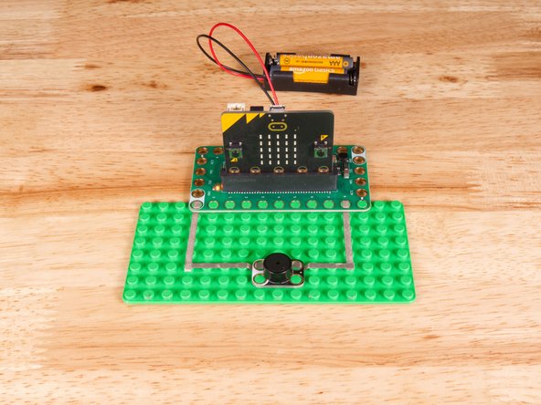 The Piezo will connect to Pin 8 and to Ground (GND).