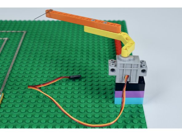 Press the prepared assembly into position where shown on the photo and project diagram.